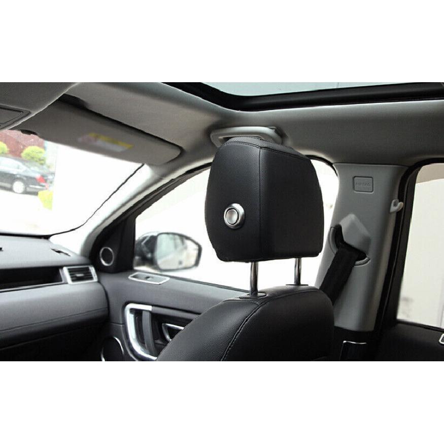 Seat Headrest Button Ring Cover Trim For Defender 110 - GL Matte Silver