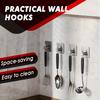 4-Pack Stainless Steel Robe & Towel Hooks - Wall Mounted, Easy To Install, Space-Saving  Hooks for Bathroom, Kitchen and Home Organization