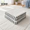 Home Decor Floor Pads Plush Puzzle Mat, Interlocking Carpet Tile, Anti Slip EVA Foam Jigsaw Play Mats Rug Squares for Bedroom Playroom Nursery Decor,