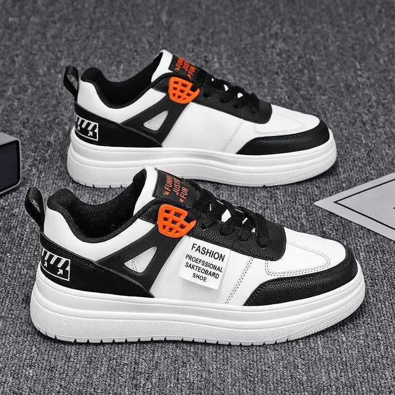 Mládežnické Bílé Dámské Pánské Tenisky Trend Vysoké Kotníkové Platformové Boty Muži 2024 Jaro Designové Vulkanizované Boty Plus Sametové Tenisky