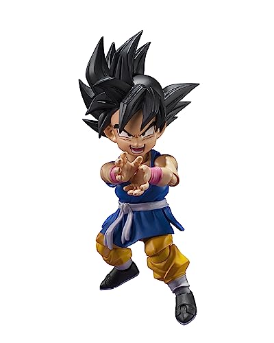 TAMASHII NATIONS SHFiguarts Dragon Ball GT Son Goku -GT- Aprox.. Figura móvel pintada em ABS e PVC de 80 mm