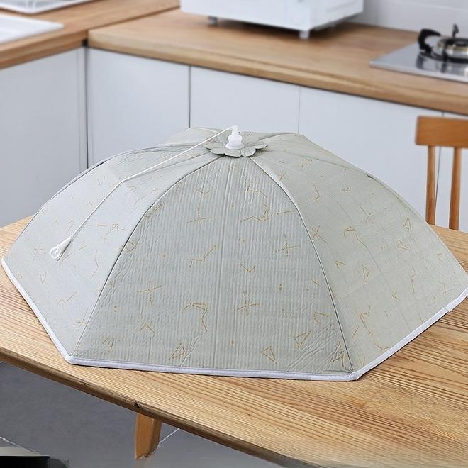 

Изолированный синий узор звездного неба, зимний складной чехол для овощей, круглый большой колпачок, чехол для овощей, чехол для еды, пылезащитный чехол для домашнего обеденного стола 60*60cm серебряный