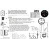 Universal Auto Car 52MM Fuel Level Gauge 8 Color Light 0-190 Ohm Pointer Oil Tank Meter 240-33 Ohm Waterproof 12V 24V Custom