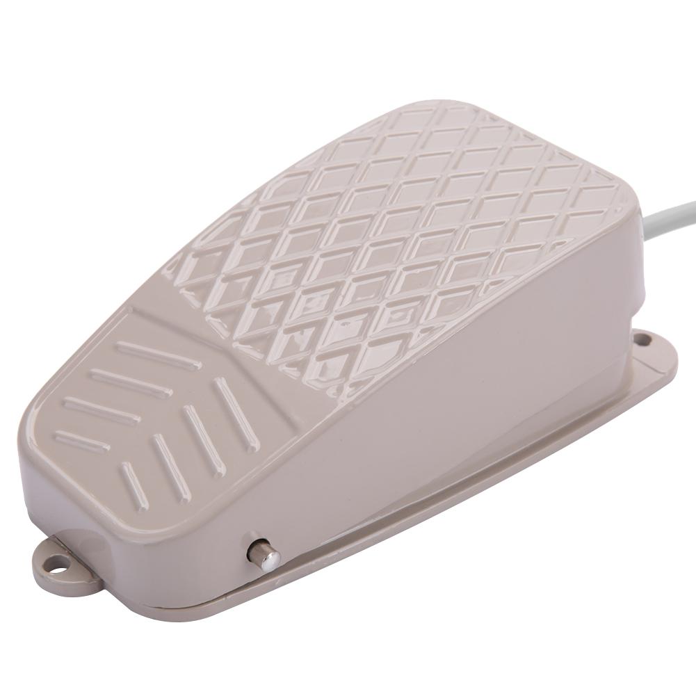 TFS-3 Rutschfester Aluminiumlegierungs-Elektrofußschalter AC 250V 10A SPDT