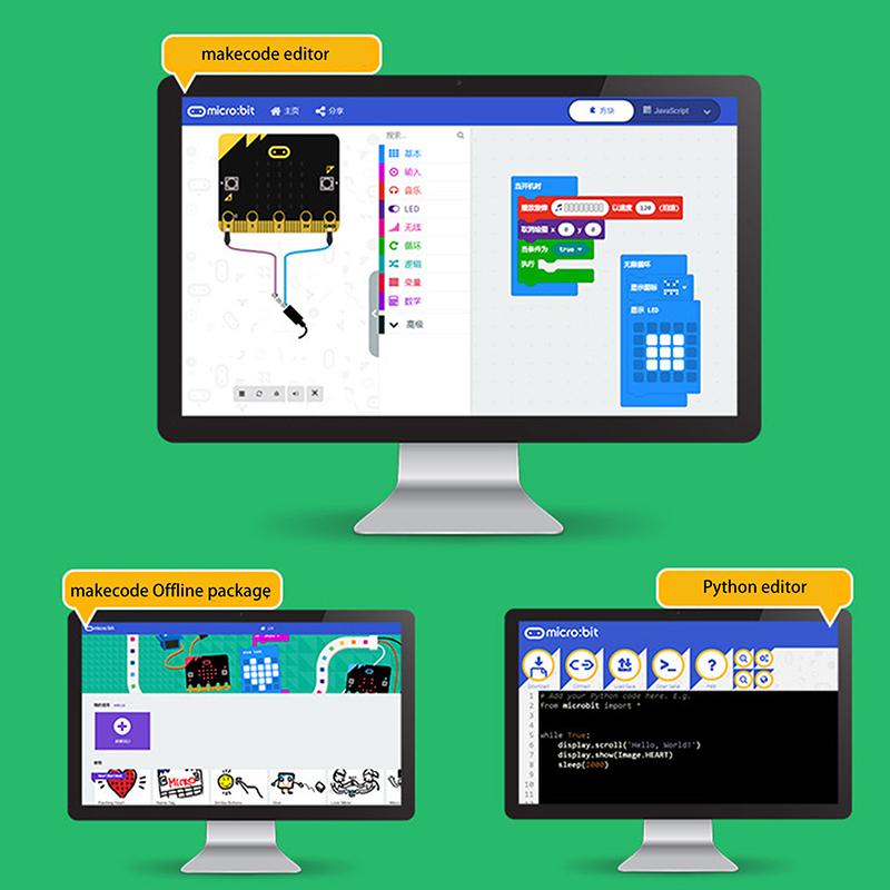 Micro:Bit V2 Micro Bit Go Edition Bbc Microbit Pro Děti Kutilská Vývojová Deska Bbc Microbit V2.0Deska