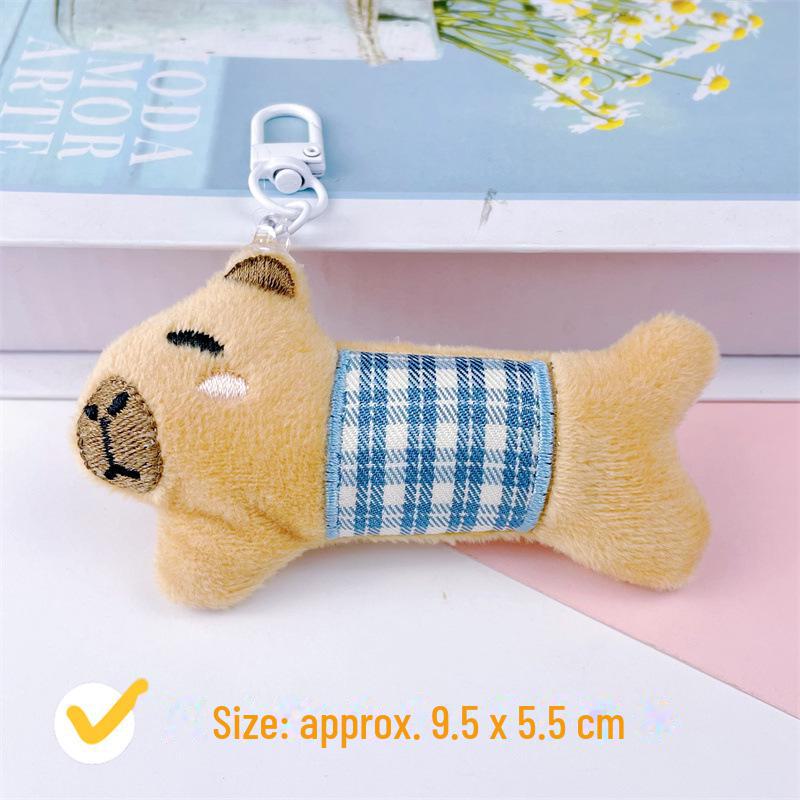 Korean Cute Animal Cartoon Pendant - Leopard Print Dog & Dolphin for Autumn/Winter