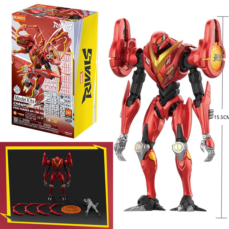 Spider Man Venom Peni Parker Wolverine Deadpool  CHAMPION CLASS Version Action Figure Assembled Toys Gift