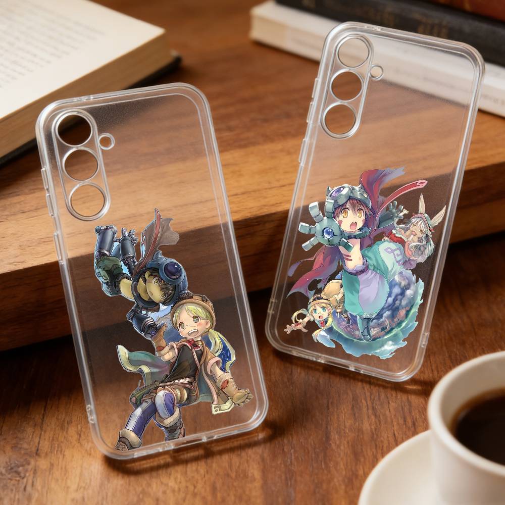 M-Made In A-Abyss-S Phone Case For Samsung S22,S24,S30,S10,S21,S25,S23,S10,PIus,Ultra,5G,FE,lite Transparent Shell