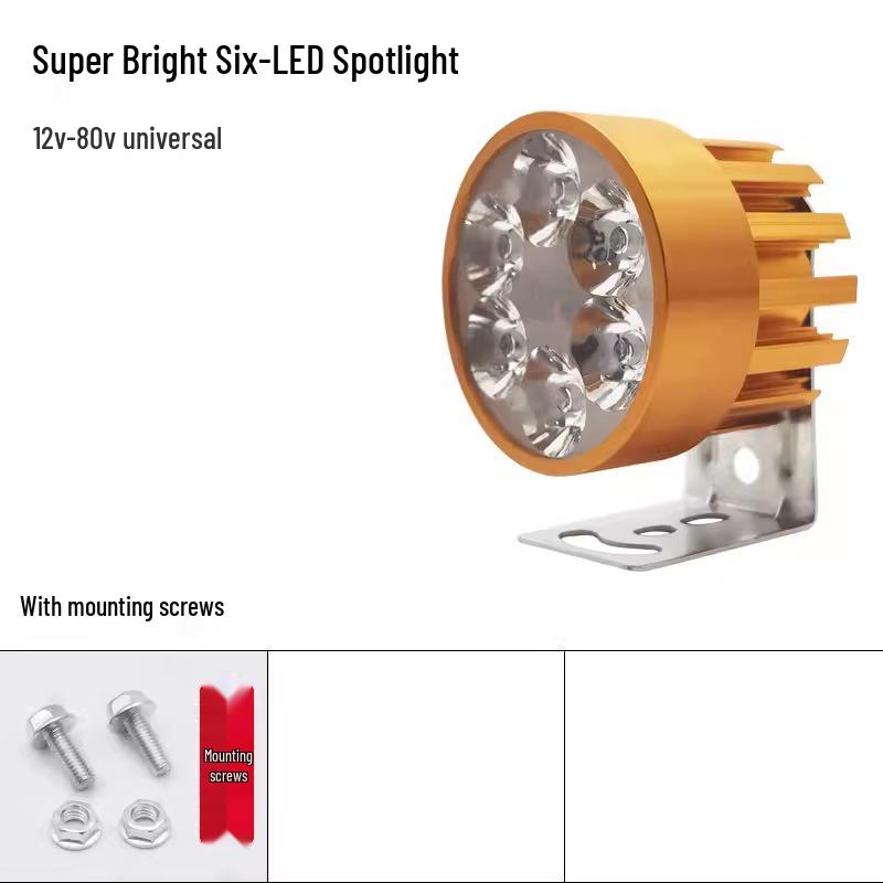 

Светодиодный прожектор дальнего света для мотоциклов и электромобилей (12В-80В)