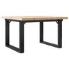 VidaXL Table Basse Cadre en O, Table d'Appoint, Bout de Canapé, Meuble de Salon Salle de Séjour, 70x70x40,5cm Bois de Pin 3282727