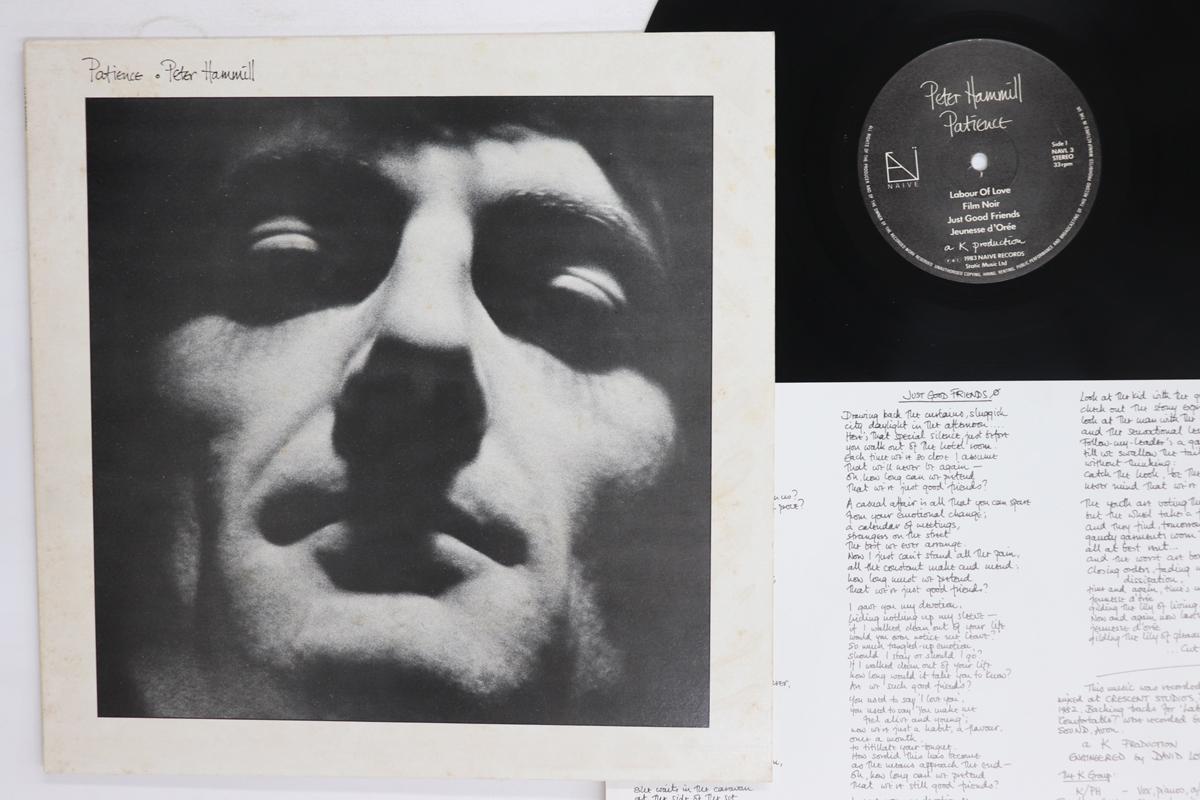 Виниловая пластинка PETER HAMMILL Patience NAVL3 NAIVE 1983 UK Рок Б/у