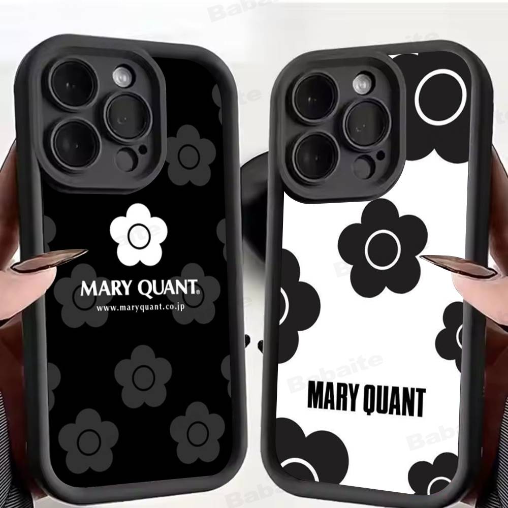 Fashion Brand Q-Quant Mary Silicone Soft Phone Case For IPhone 17 16 14 13 12 11 15 Pro Max Plus Air Cover