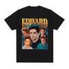 Robert Pattinson Edward Twilight Graphic T Shirt Unisex Fashion Cotton Short Sleeve Tshirts Unisex Retro ONeck Oversized Tshirt