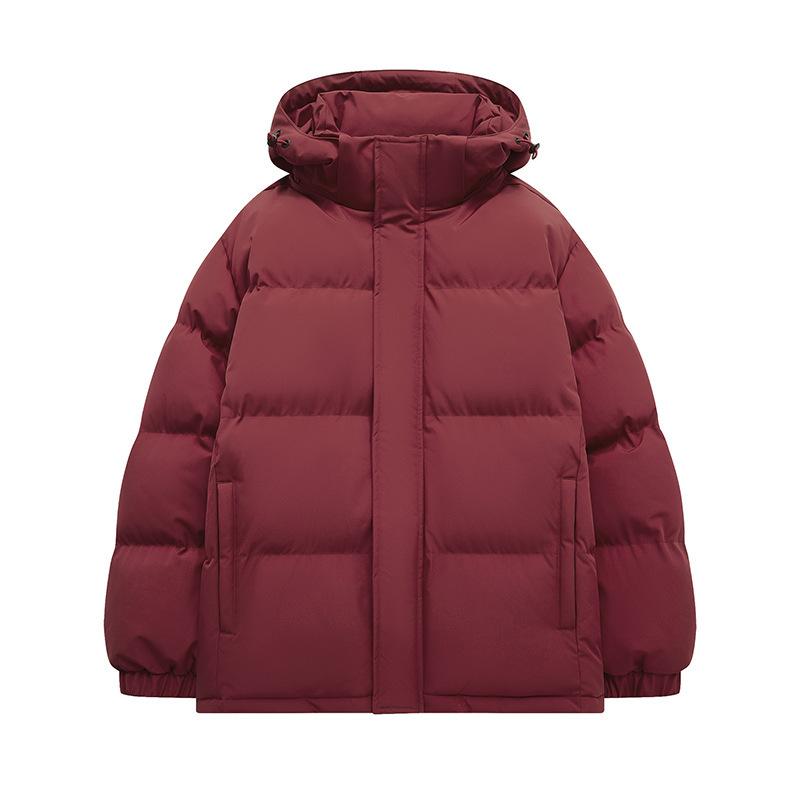 Neuer, dicker Wintermantel aus Baumwolle im koreanischen Stil mit fusselfreier Baumwolle im Hongkong-Stil, lockere Freizeitjacke für Paare, gleicher Stil für Männer und Frauen