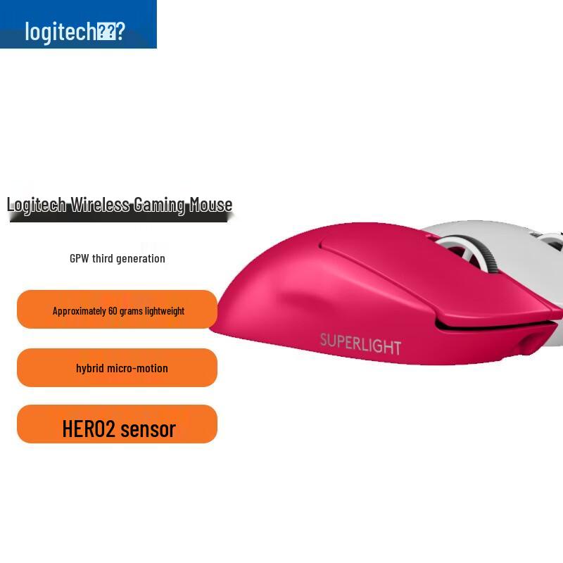 

Logitech G PRO X SUPERLIGHT 2 Wireless Gaming Mouse