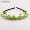Rose Flower Headband Festival Wedding Garland Summer Beach Boho Floral Hairband