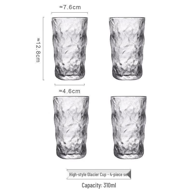 ZISIZ Glacier Pattern Universal Glass Set