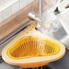 Corner Sink Strainer Drain Press Pouring Food Catcher Kitchen Faucet Strainer Basket for Vegetables Fruits Bar Home Food Prep