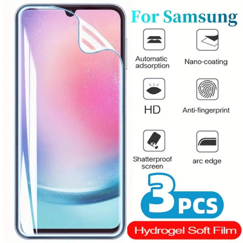 

3 pçs ultra-fino hd filme de hidrogel para samsung galaxy s25 s24 ultra protetor de tela para samsung s23 s22 s21 s20 ultra s25 fe filme For Samsung A26 чистий