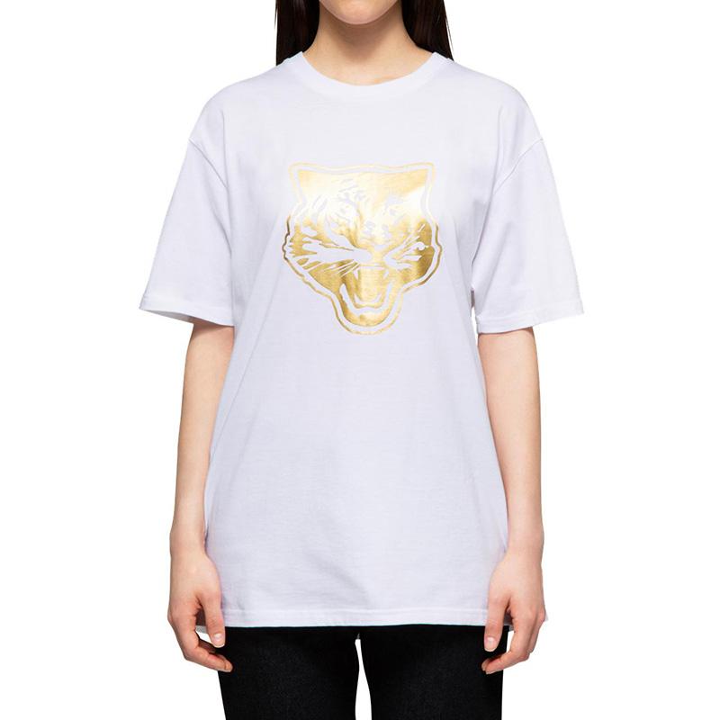 ONITSUKA TIGER Logo Print Lässiges Lockeres Kurzarm-T-Shirt Unisex Oberteile Weiß 2183A460-103