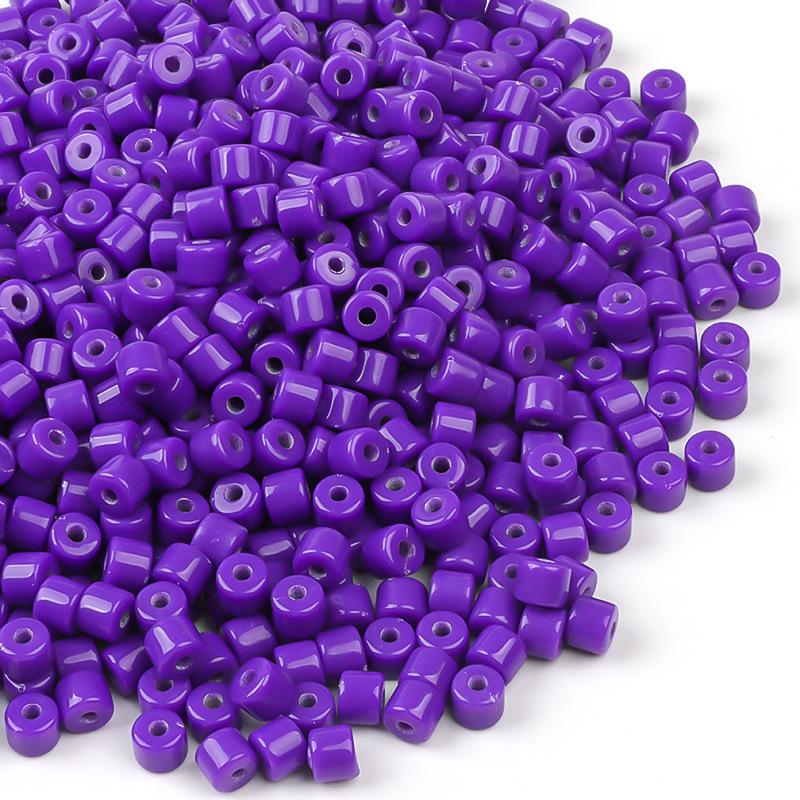 Bunte zylindrische Acrylperlen zur DIY-Schmuckherstellung