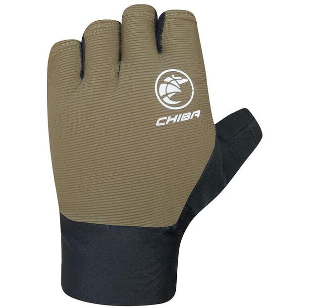 Велосипедные перчатки Chiba Team Glove Pro (оливковые) XL