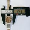 Used vintage SEIKO ladies watch brown dial battery replacement day-date