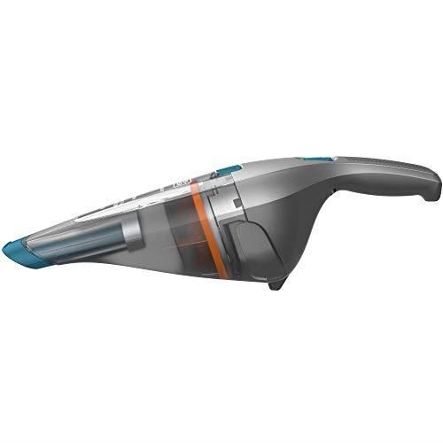 BLACK+DECKER NVC215WA-QW Akku-Handstaubsauger - 7,2 V - Ladestation - Bürste 15,5, 385 ml, Silber und Blau NVC215WA-Q