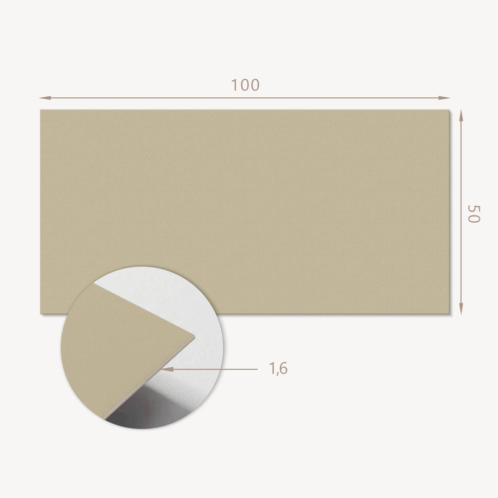 Self-Adhesive Vinyl Decorative Element for Home 100x50 Cm Color: Dirty Yellow