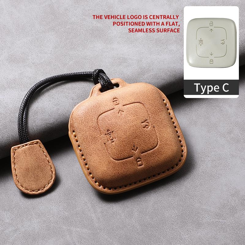 Car Key Case Cover For Zeekr 001 X FR 007 GT 009 Leather Car Remote Key Case Anti-Scratch Protector Shell Decorative Accessories