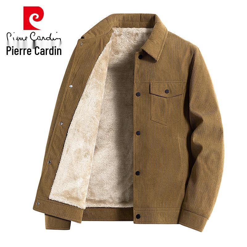 

Pierre Cardin Men s Autumn/Winter Fleece-Lined Casual Jacket 4XL