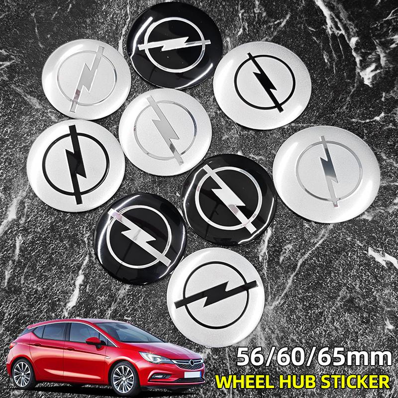 4pcs 56mm 60mm 65mm Car Wheel Center Hub Emblem Sticker For Opel Insignia Astra J F Antara Meriva Zafira H G Corsa Accessories