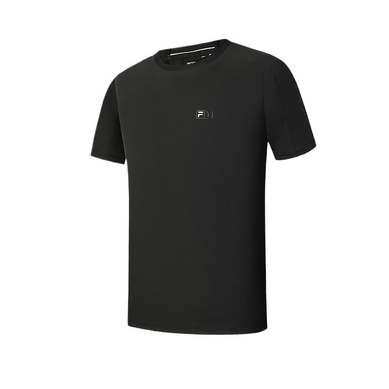 

FILA Golf Series Round Neck Solid Color Pullover T-Shirt Men tops A11M625121FBK M
