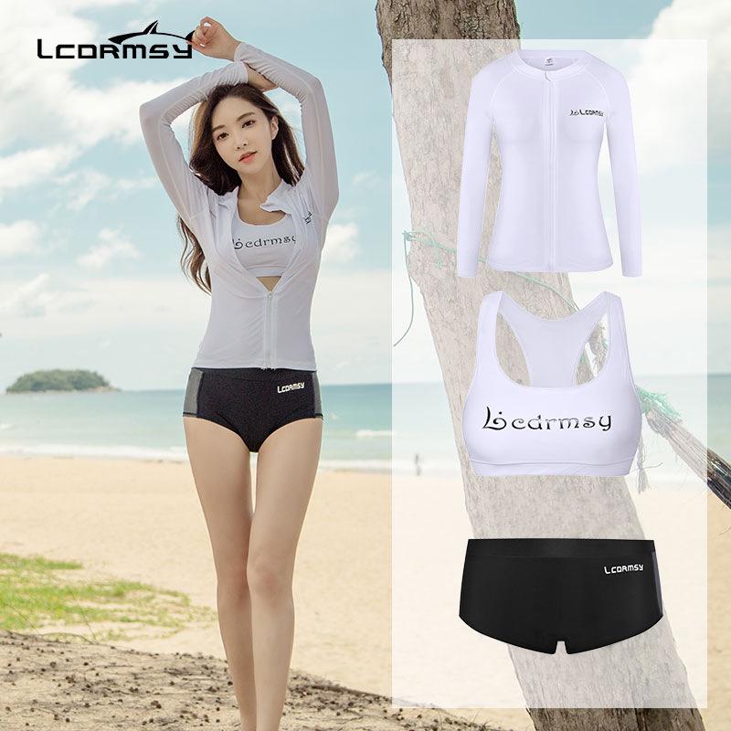 Women's Slimming Quick-Dry Surfing & Diving Sunsuit with Jellyfish Print, Korean Style