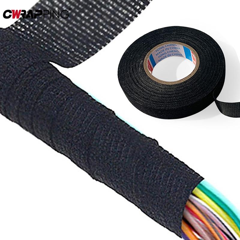 Car Adhesive Tape Wiring Harness Anti Rattle DIY High Temperature Resistance Self-Adhesive Felt Tape for Moto Auto Accessories