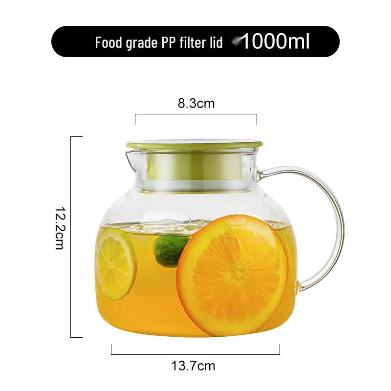 

Chaxun Handmade Glass Teapot & Cold Water Pitcher Set