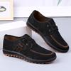 Men's Breathable Soft Soled Casual Cowhide Sole Shoes Made of Cloth