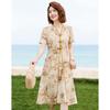 PaSiTe Summer New Chinese Style Embroidered A-Line Cheongsam Dress