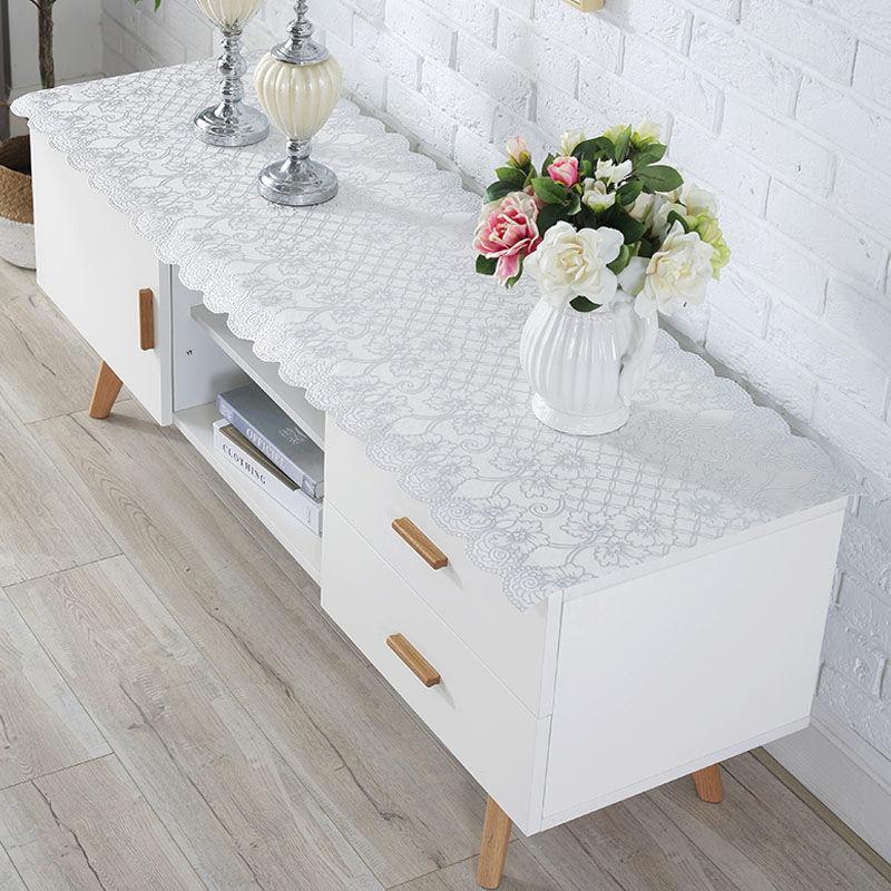 Pvc Tv Cabinet Tablecloth Rectangular Waterproof, Oil-Proof And Anti-Scalding Leave-In Bedside Table Shoe Cabinet Wine Cabinet Cover Cloth