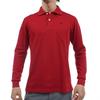 Munsingwear Standard Long Sleeve Polo Made In Classic Golf RD00 Men's Shirt, Japan, Long-Lasting Design, Shirt, MGMWJB01, Red,