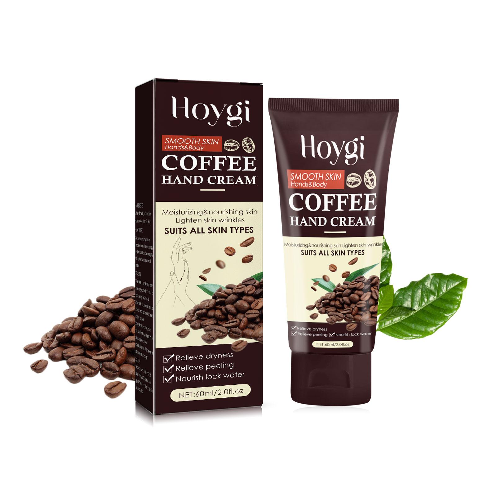 

Coffee Hand Cream Repairing Cracked Hands and Improving Rough and Sensitive Skin