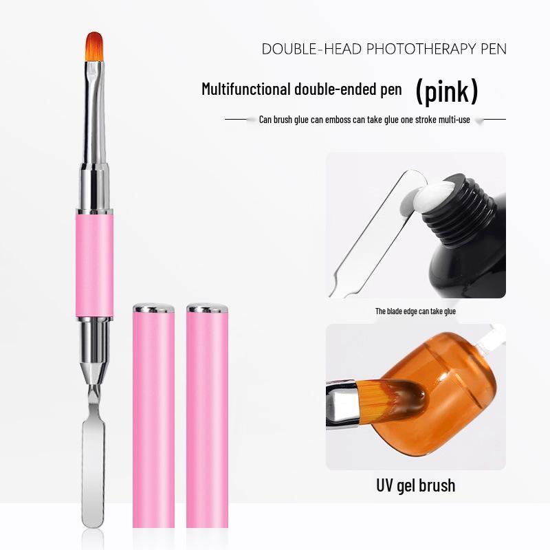 

Многофункциональная ручка-гель для дизайна ногтей с двумя наконечниками: Быстрое наращивание, Светотерапия, Инструменты для подбора, Карвинга, Тиснения для салона