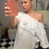 2KWEIRD  Casual Relax Woman T-shirt Letter Women Hot New Versatile Street Atmosphere Style Fashionable Chick Summertime Tops