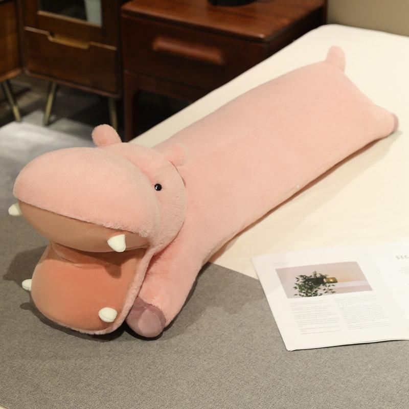 

Карта мягкий бегемот длинная подушка-игрушка кукла розовая кукла-бегемот девочка успокаивающая тряпичная кукла 100cm（1.25kg）