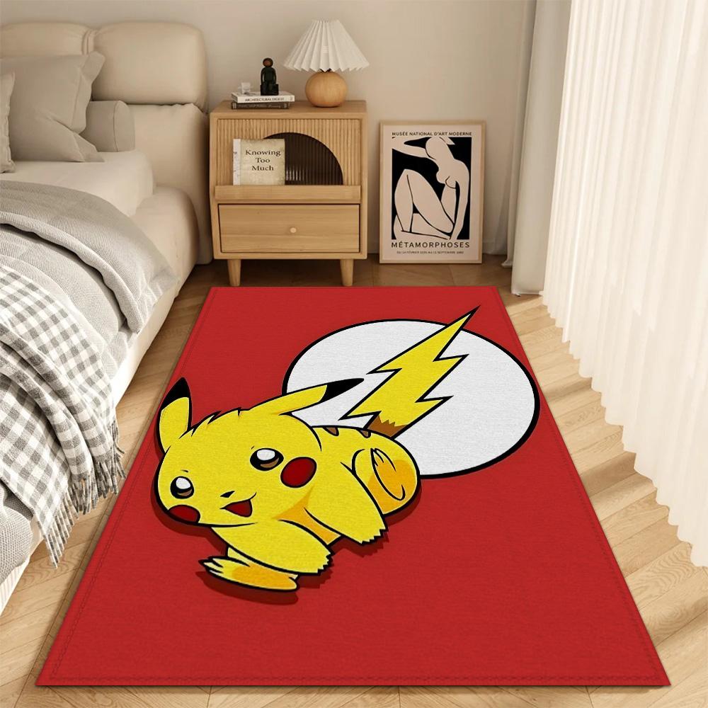Fashion Entrance Mat Living Room P-Pokemon Rugs Decoration P-Pikachu Kitchen Carpet Balcony Doormat Front Door Floor Mats Bath