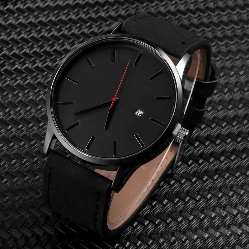 Relogio Masculino Men Watch Fashion Sport Watches New Men's Watch Men Calendar Leather Casual Quartz Clock Relojes Hombre