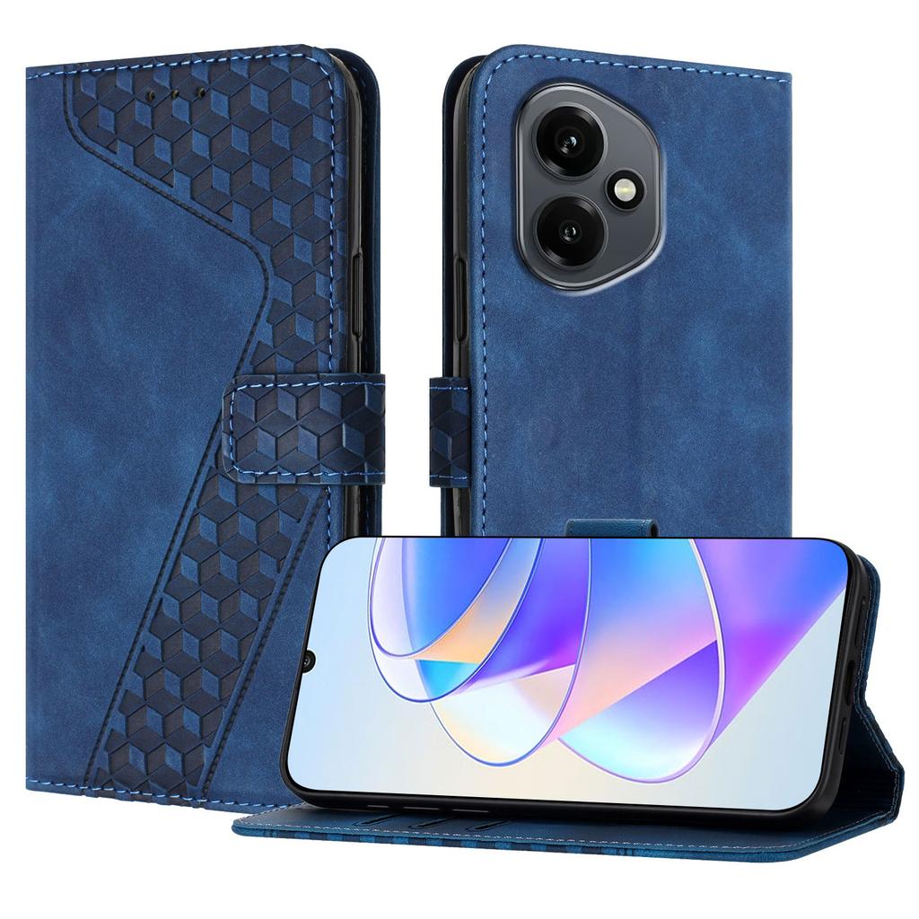 Für Honor 400 5G (Global) Lederhülle 7-förmiges Muster Brieftasche Ständer Stoßfeste Handyhülle