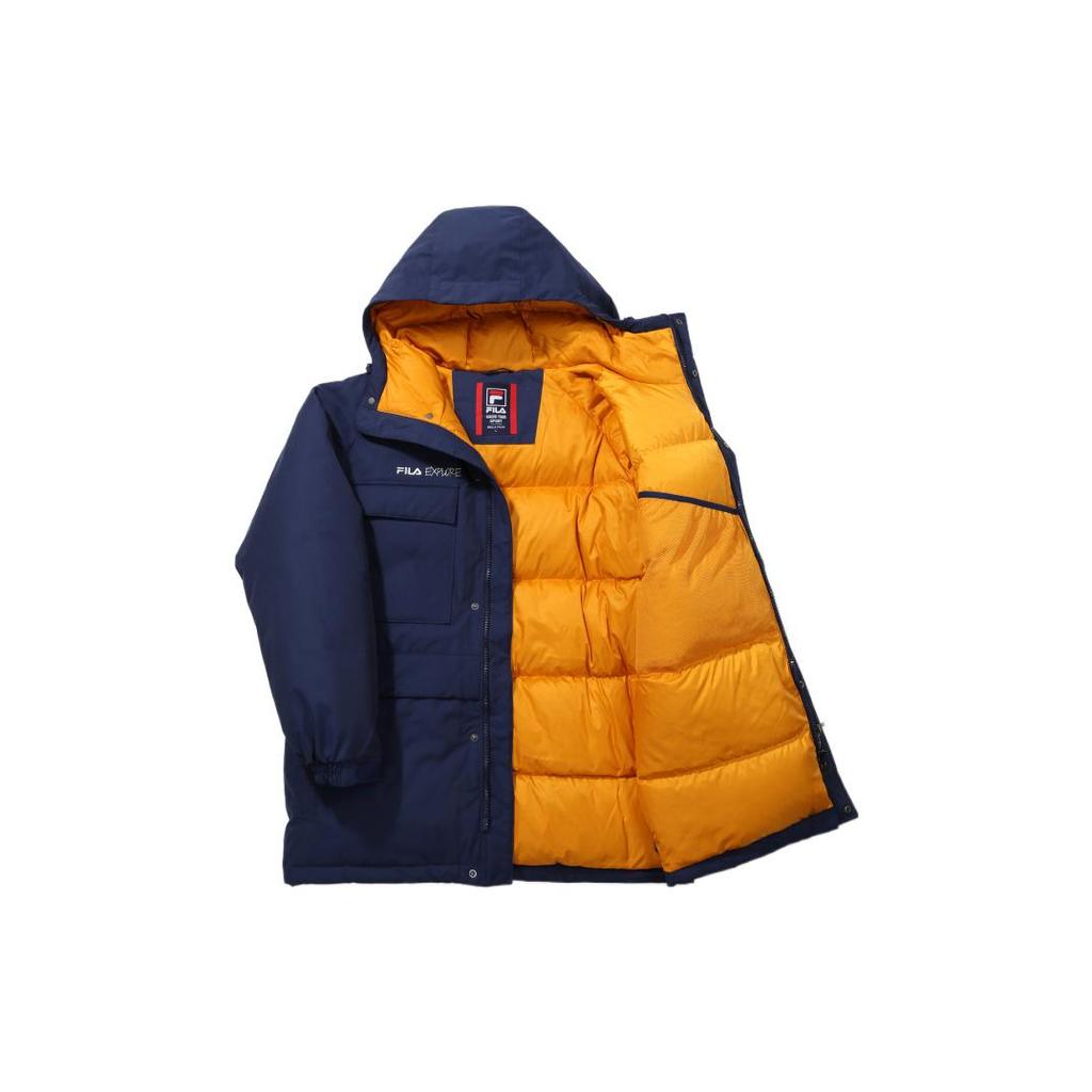 New FILA Down Jackets Unisex Blue FS2DJD4E12X-NAY