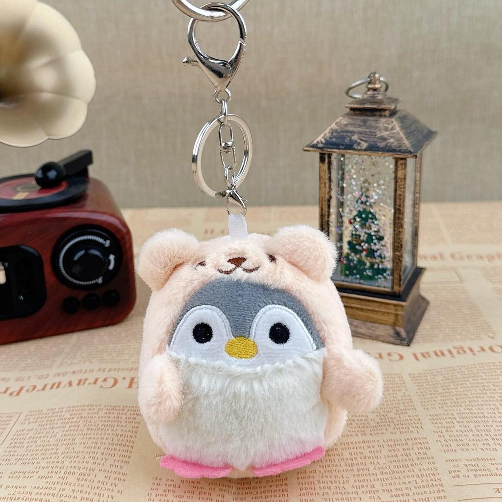 Breloc Pinguin de Pluș Drăguț – Pandantiv Animal de Pluș, Cadou de Aruncat la Nuntă