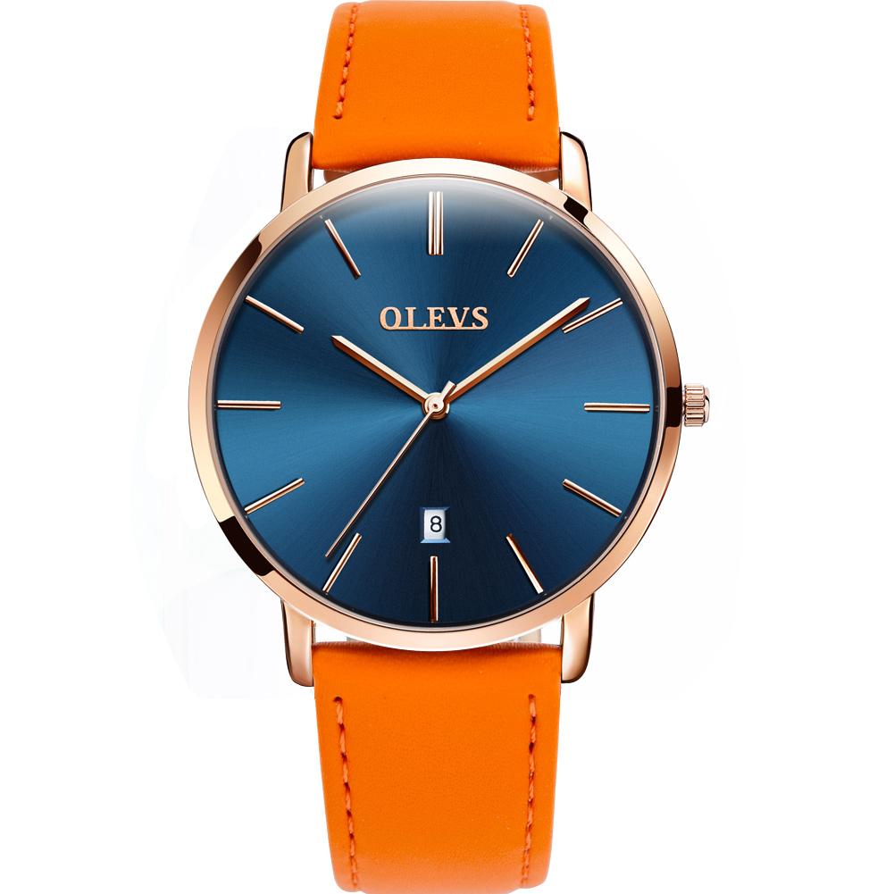 OLEVS 5869 Men's Watch Top Brand Luxury Waterproof Ultra Thin Date Clock Male Steel Strap Classic Quartz Watch Business Watches